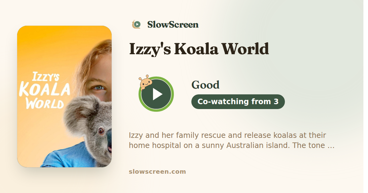 Izzy's Koala World | Good, co-watching from age 3