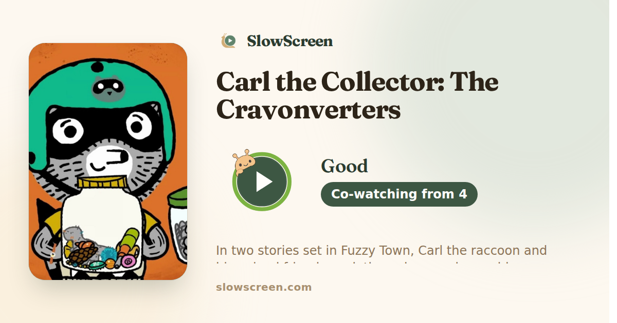 Carl the Collector: The Crayonverters Collection/Lotta's New Instrument | Good, co-watching from age 4