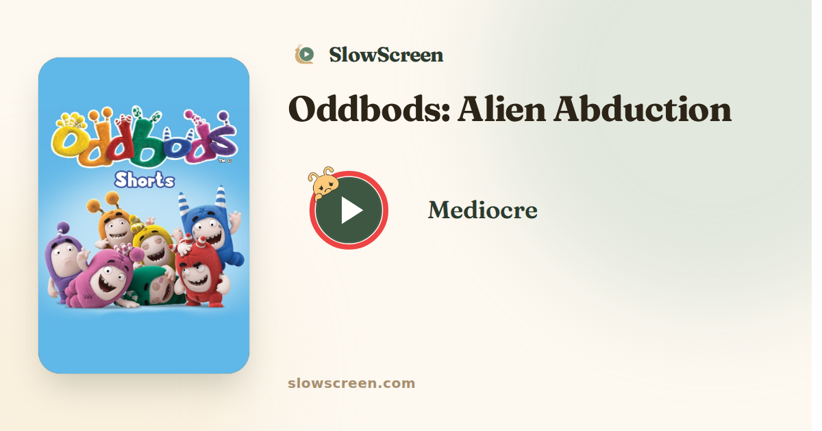 Oddbods: Alien Abduction | Mediocre