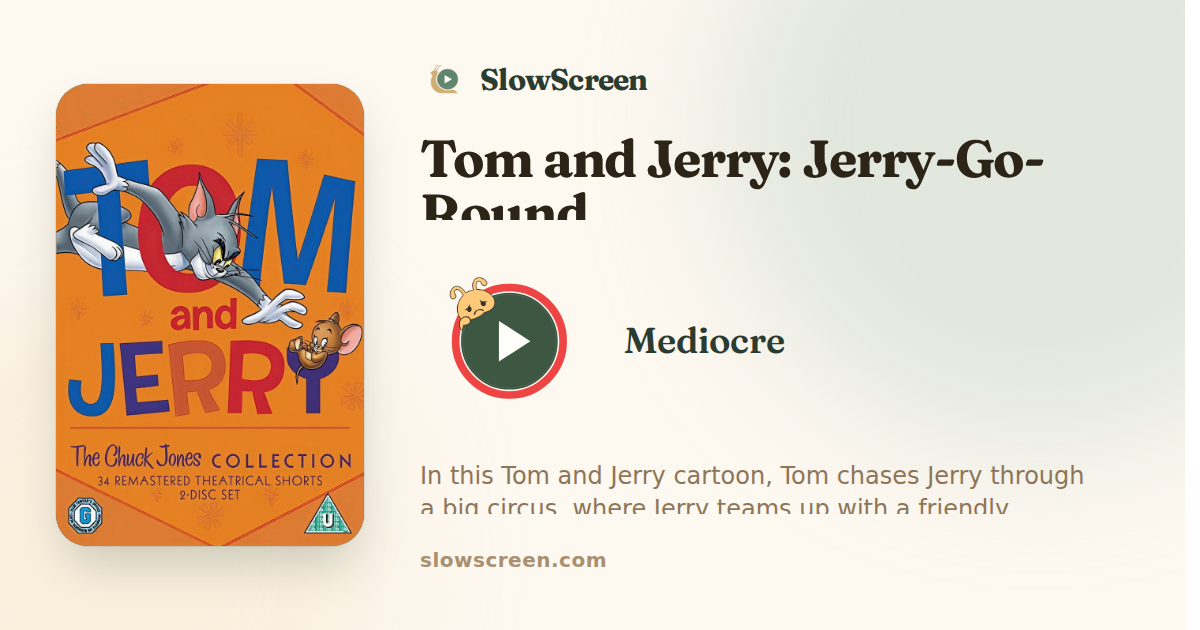 Tom and Jerry: Jerry-Go-Round | Mediocre